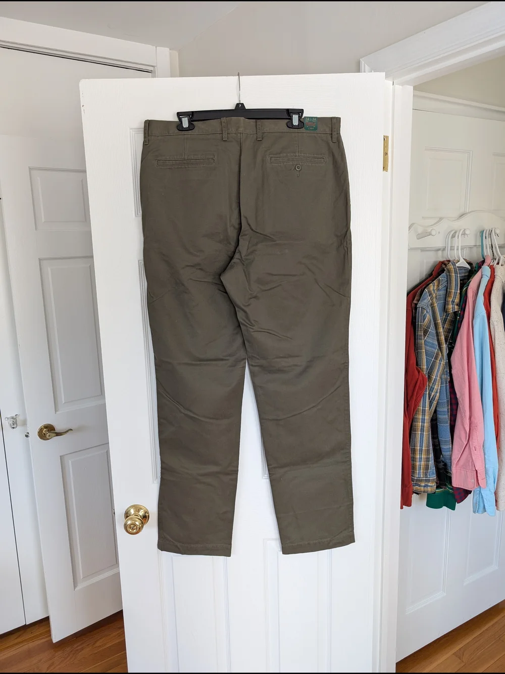 Men's Olive Green Casual Pants